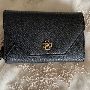 NWOT Ann Taylor Small black leather wallet